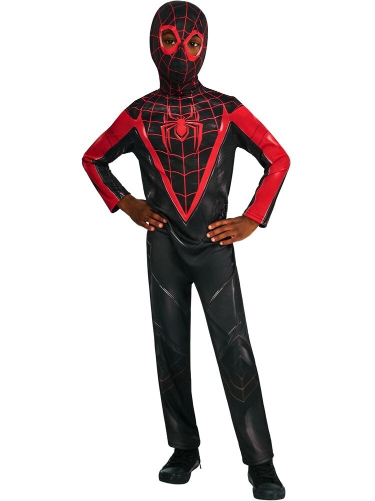 Product Image for Spiderman Miles Morales Kostume 7-8 år