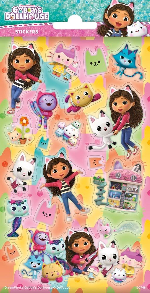 Product Image for Gabby’s Dollhouse Klistermærker 18 stk