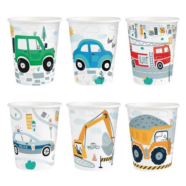 Product Image for Køretøj Papkrus 6 stk