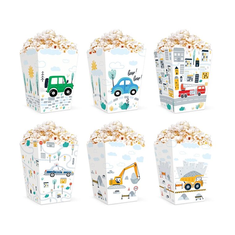 Product Image for Køretøjer Popcornbokse 6 stk