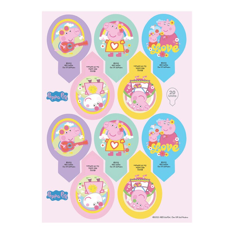 Product Image for Gurli Gris - Muffindekorationer Vaffelpapir 20 stk