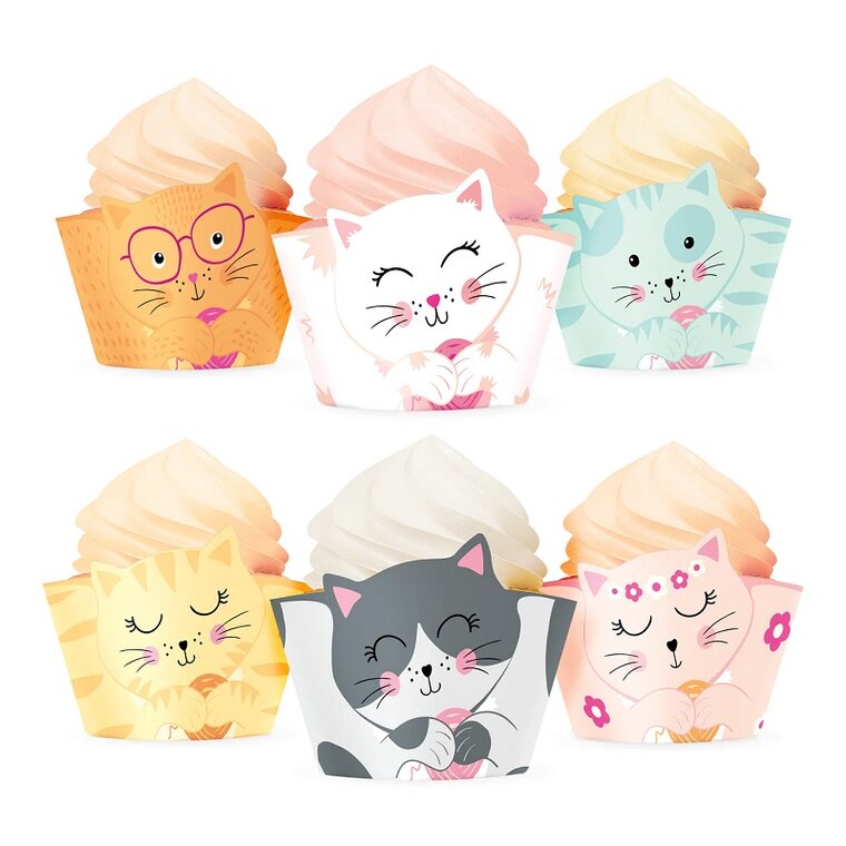 Product Image for Kat Muffinovertræk 6 stk