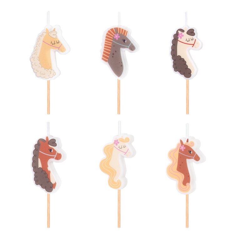 Product Image for Heste - Kagelys 6 stk