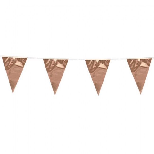 Product Image for Flagguirlande - Rosenguld 10 meter