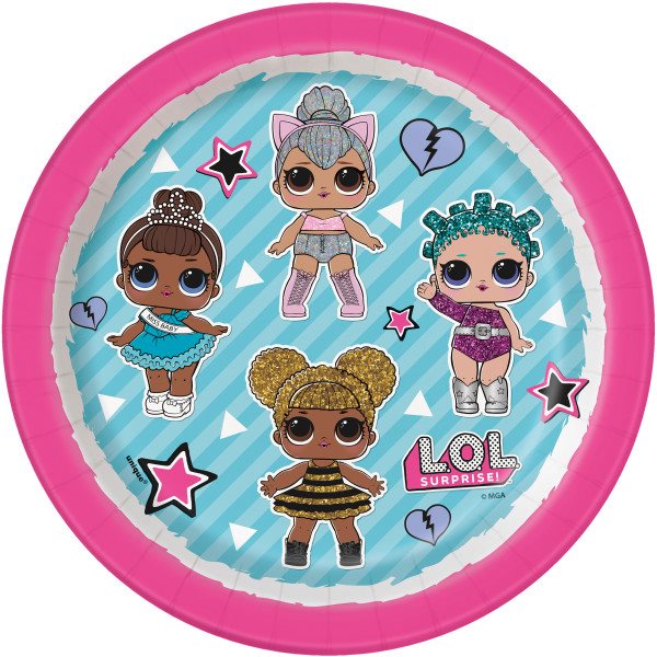 Product Image for LOL Surprise - Tallerkener 18 cm 8 stk