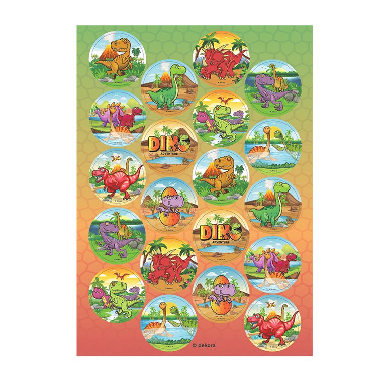 Product Image for Dinosaur - Muffinbilleder Sukkerpasta 20 stk