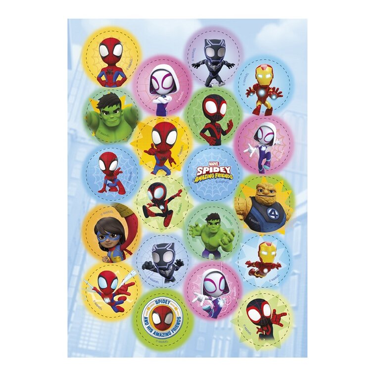 Product Image for Spidey - Muffindekorationer Fondant 20 stk