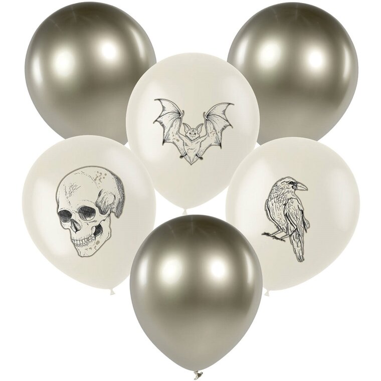 Product Image for Halloweenballoner Creepy Curiosities 6 stk