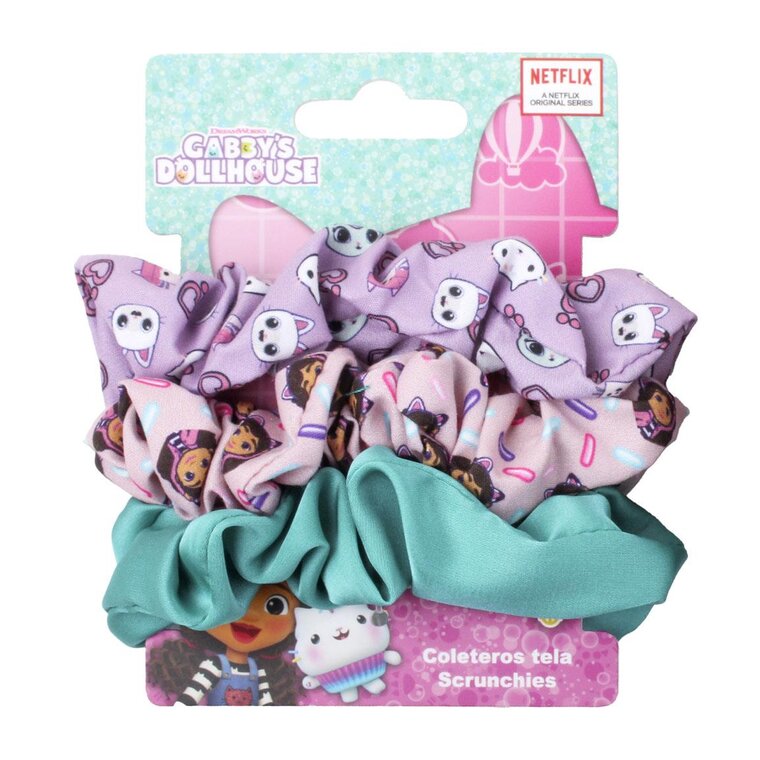 Product Image for Gabby’s Dollhouse - Scrunchies 3 stk