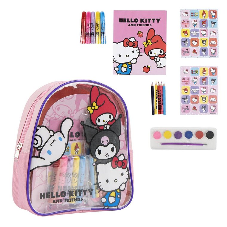Product Image for Hello Kitty - Kreativ rygsæk med 15 dele