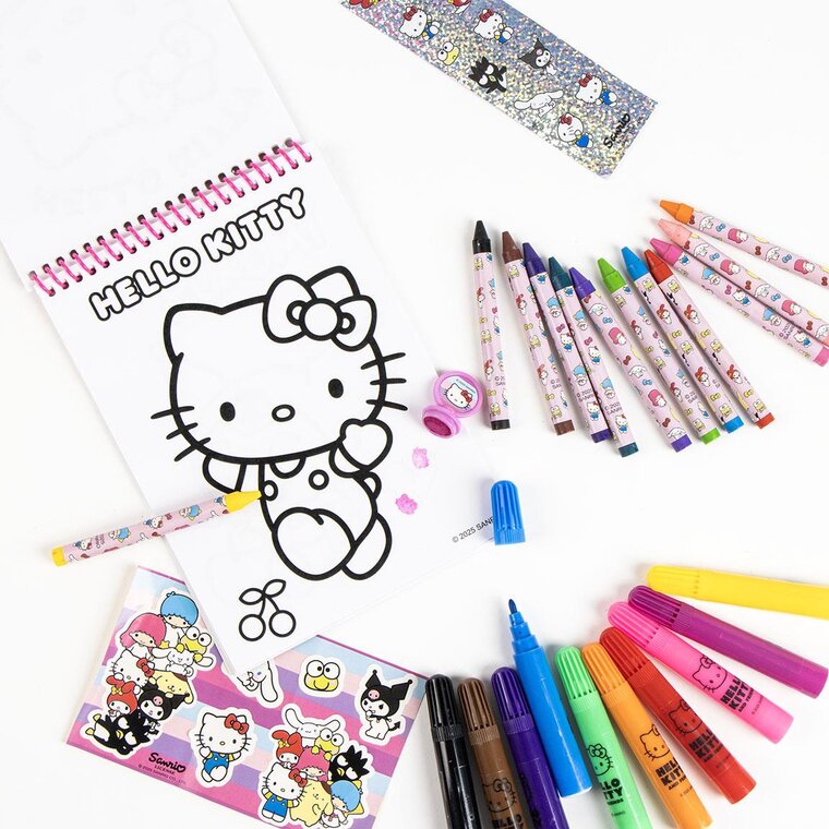 Product Image for Hello Kitty - Kreativt Male- og Tegnesæt
