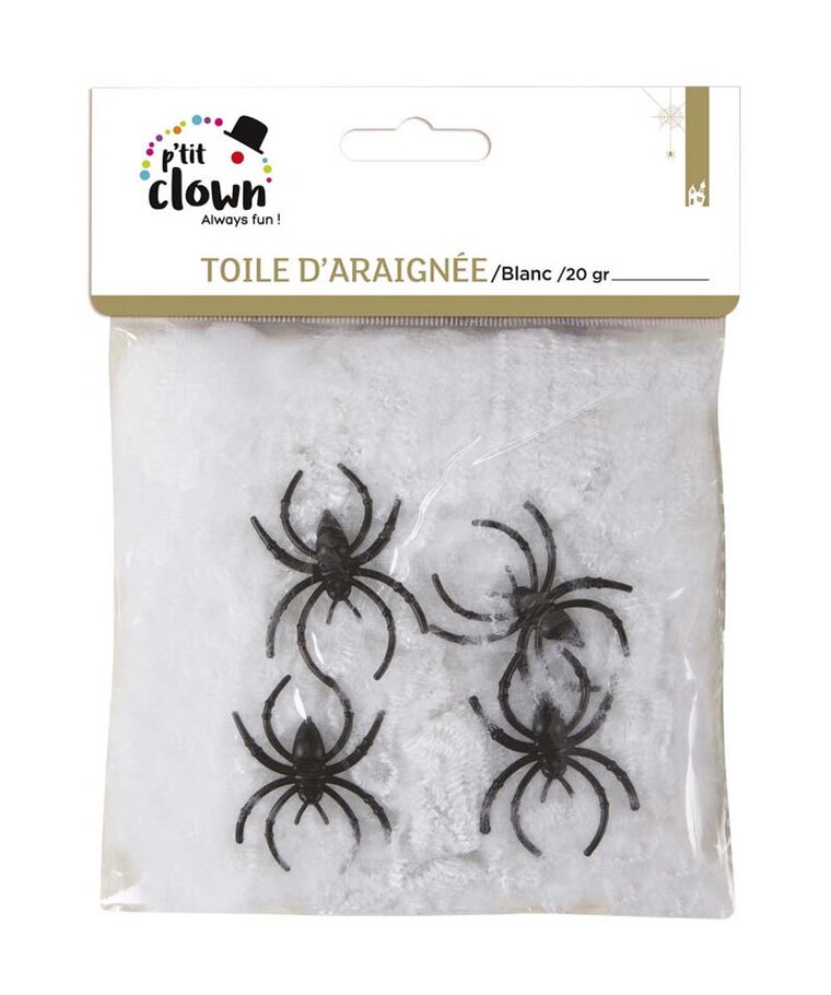 Product Image for Spindelvæv med 4 edderkopper