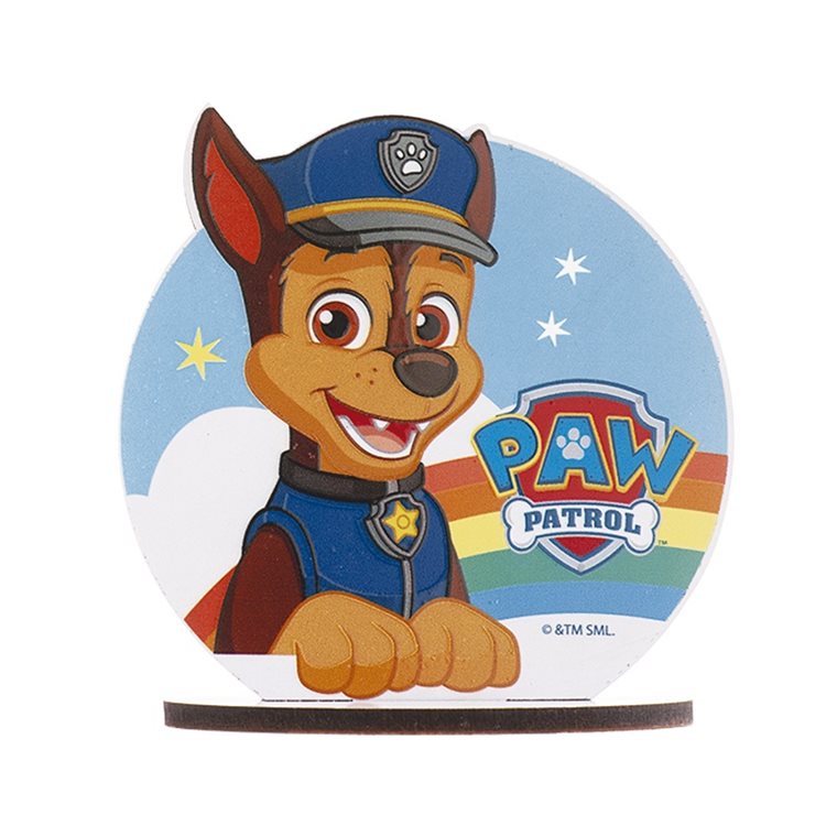 Product Image for Kagedekoration i træ - Paw Parol Chase 12 cm