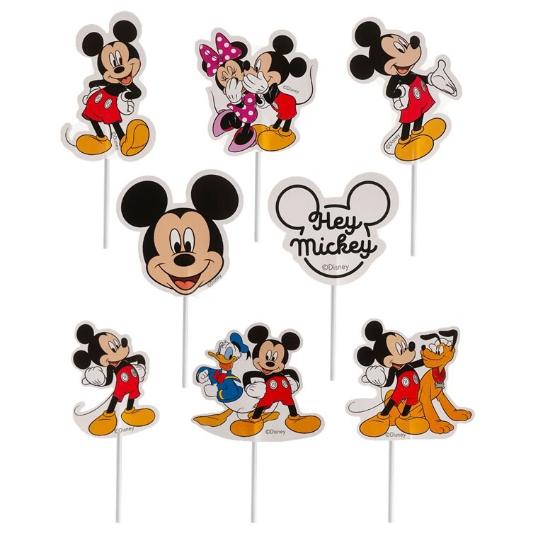 Product Image for Mickey Mouse Cake Toppers 16 stk