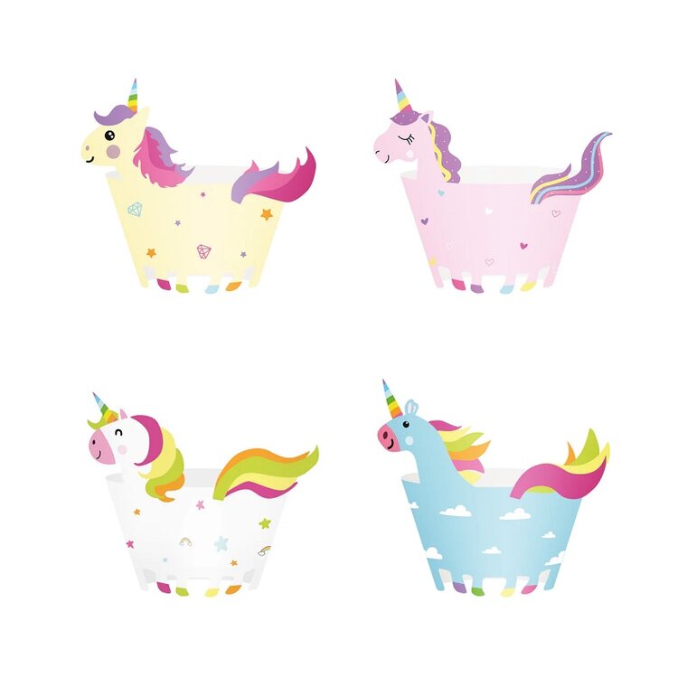 Product Image for Enhjørning Cupcake wrappers 8 stk