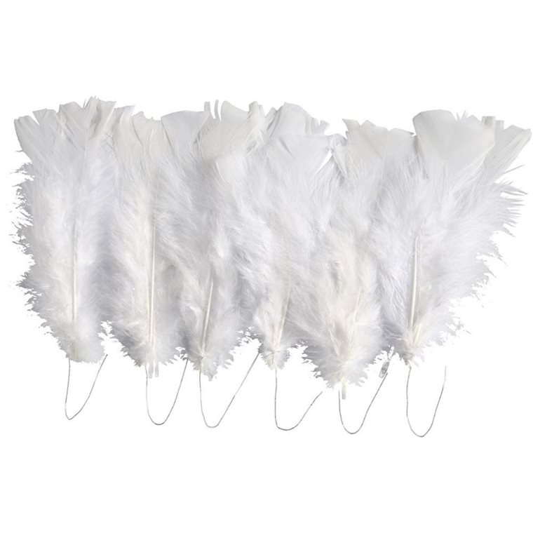 Product Image for Påskefjer - Hvide 18 stk