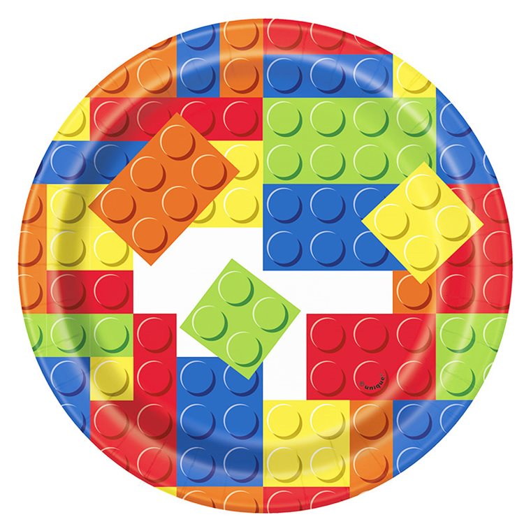 Product Image for Byggeklodser Tallerkener 18 cm, 8 stk