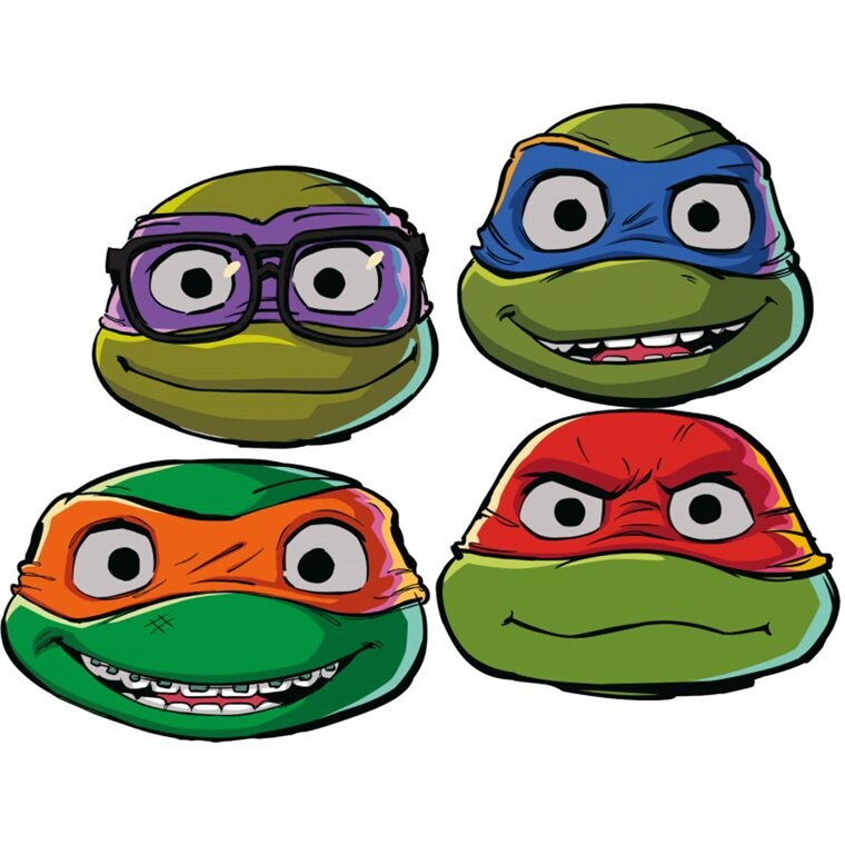 Product Image for Turtles - Ansigtsmasker i pap 6 stk