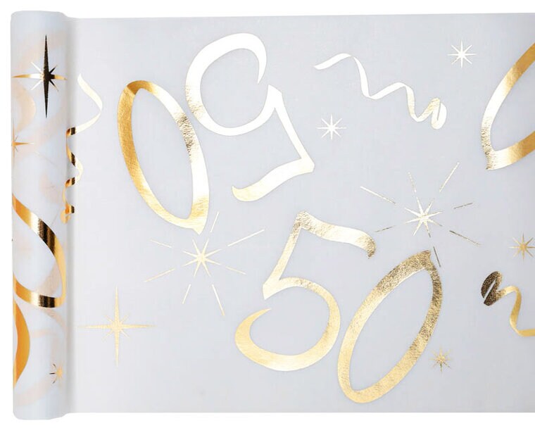 Product Image for Bordløber Guld 50-årsfest 5 meter