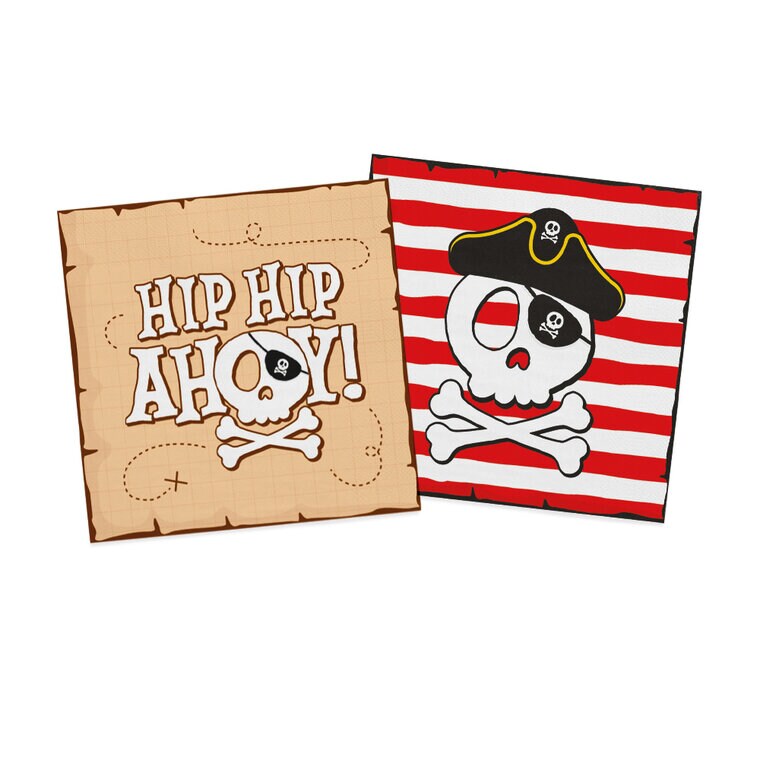 Product Image for Pirat Hip Hip Ahoy Servietter 20 stk
