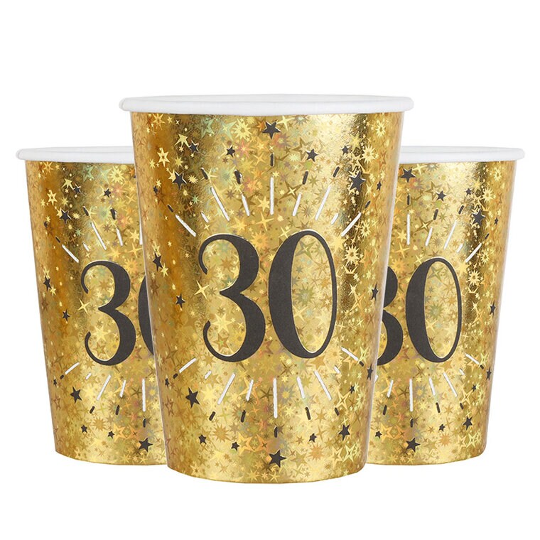 Product Image for Papkrus Guld Funklende 30 år, 10 stk