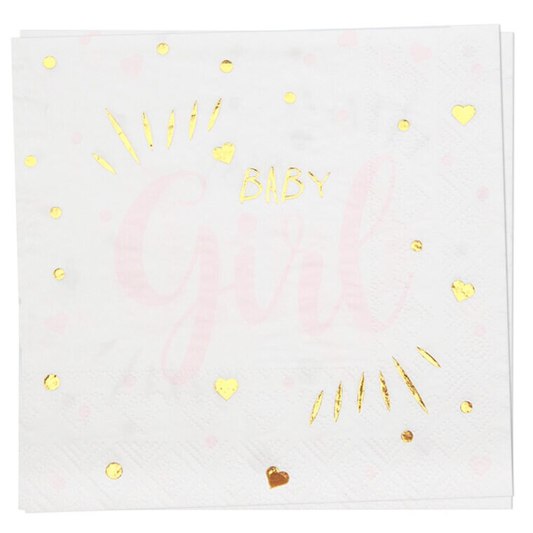 Product Image for Baby Girl - Servietter 20-pack