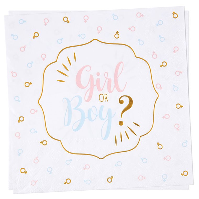 Product Image for Girl or Boy - Servietter 20 stk