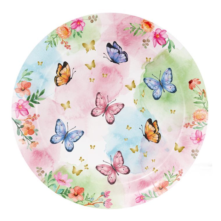 Product Image for Butterfly Shimmer - Tallerkener, 18 cm 8 stk