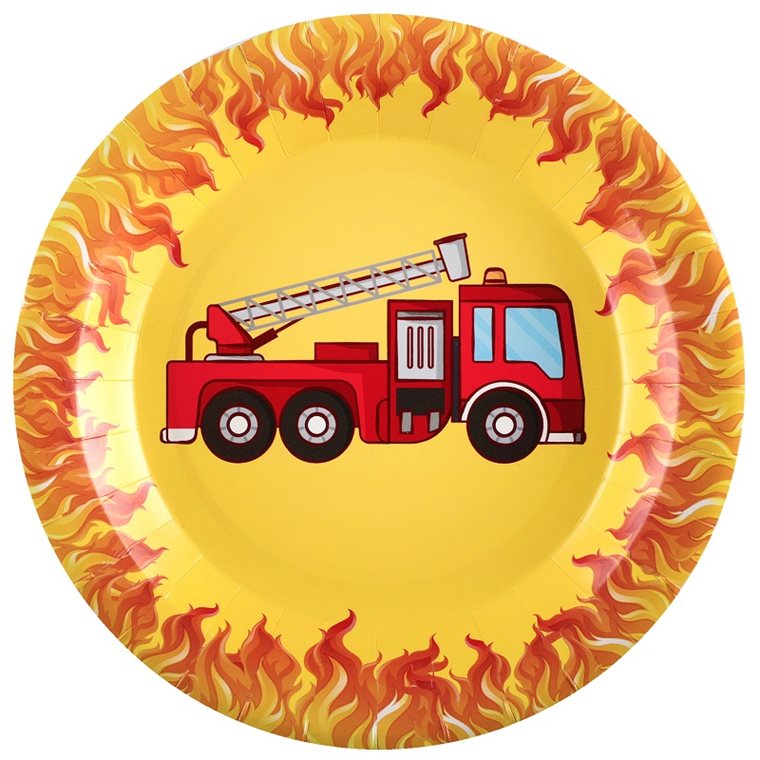 Product Image for Brandbil Tallerkener 10 stk