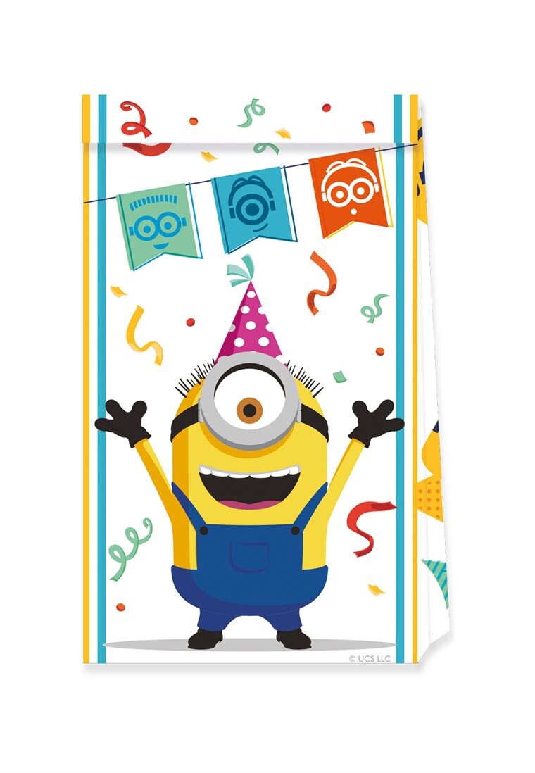 Product Image for Minions - Slikposer af papir 4 stk