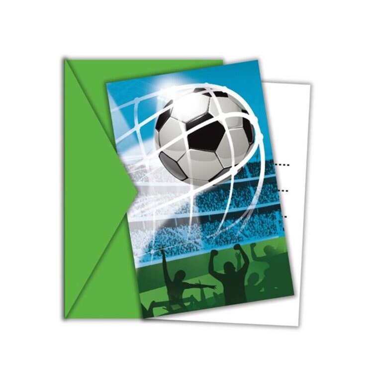 Product Image for Soccer Fans - Invitationer med konvolutter 6 stk