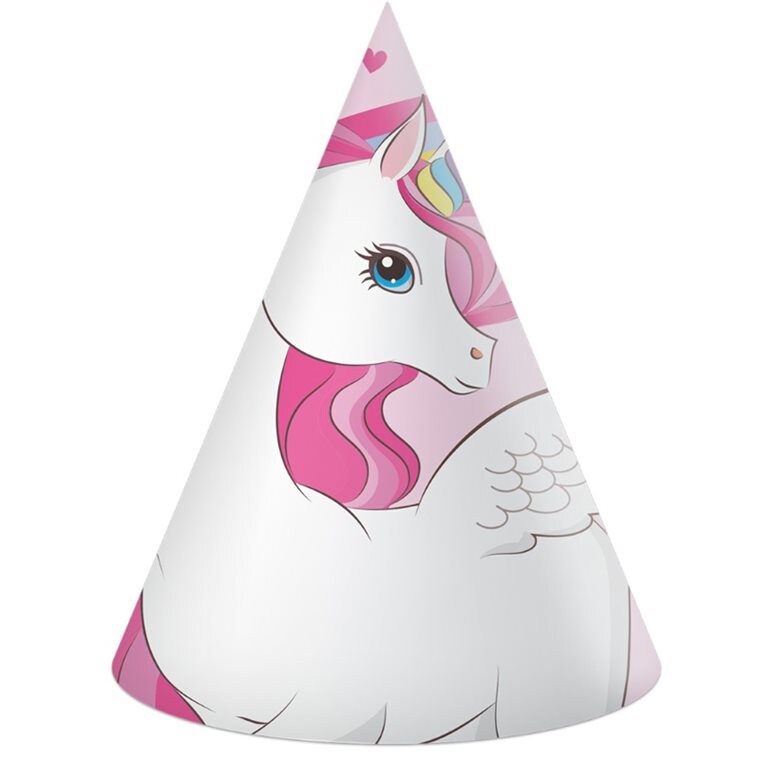 Product Image for Unicorn Rainbow - Festhatte 6 stk