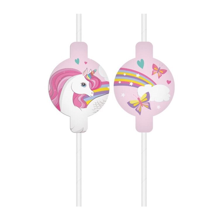 Product Image for Unicorn Rainbow - Papsugerør 4 stk