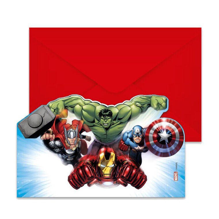 Product Image for Avengers - Invitationer 6 stk