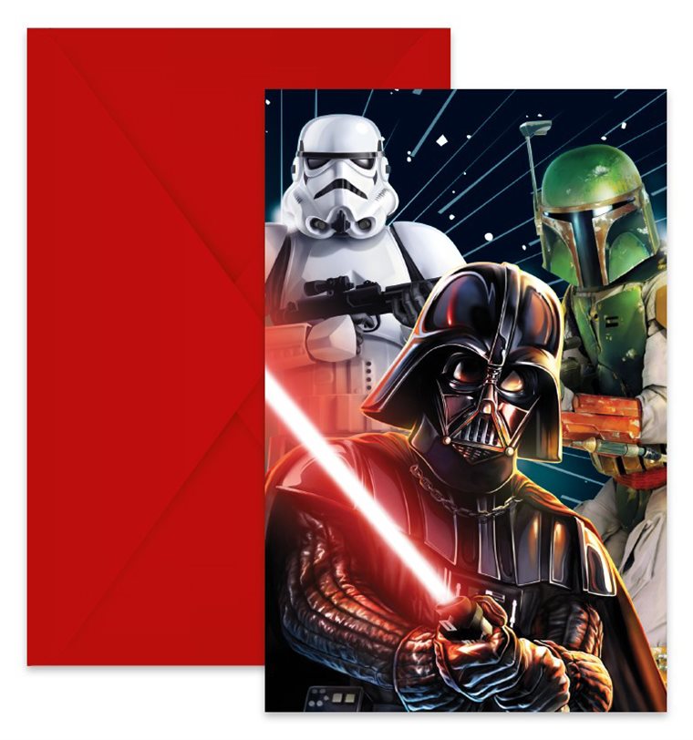 Product Image for Star Wars - Invitationer med konvolutter 6 stk