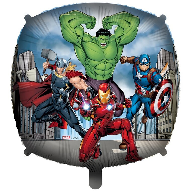 Product Image for Avengers - Firkantet Folieballon med ballonvægt 46 cm