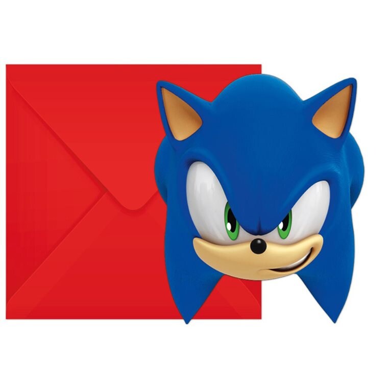 Product Image for Sonic the Hedgehog - Invitationer med konvolutter 6 stk