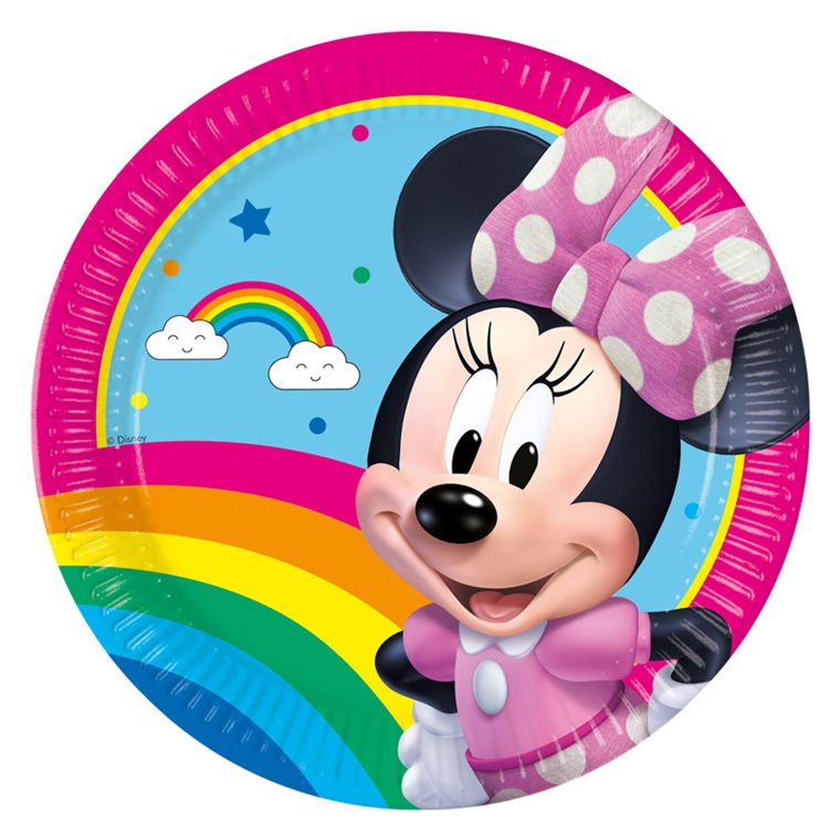 Product Image for Minnie Mouse - Paptallerkener 8 stk (19,5 cm)