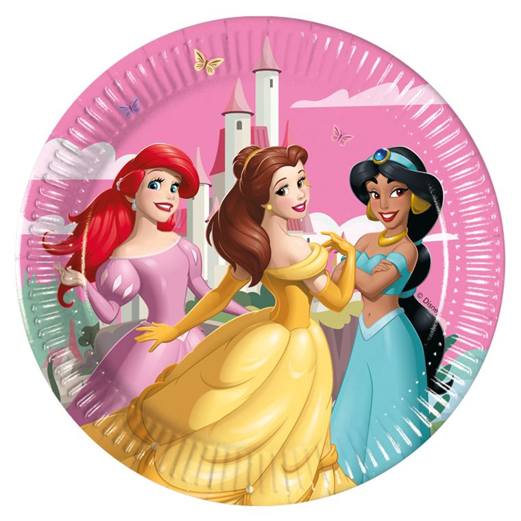 Product Image for Disney Prinsesser - Paptallerkener 8 stk (20 cm)