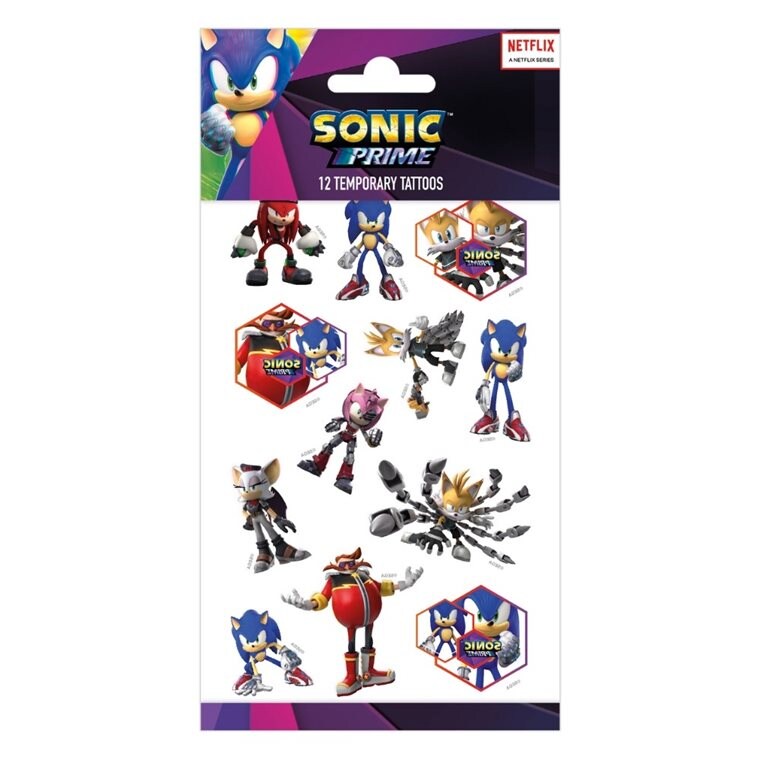 Product Image for Tatoveringer - Sonic the Hedgehog 12 stk