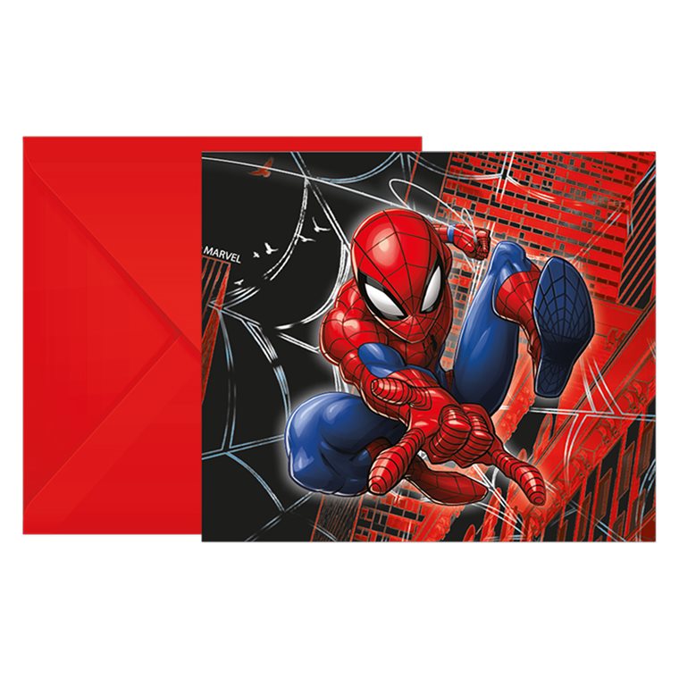 Product Image for Spider-Man Invitationer med konvolutter 6 stk
