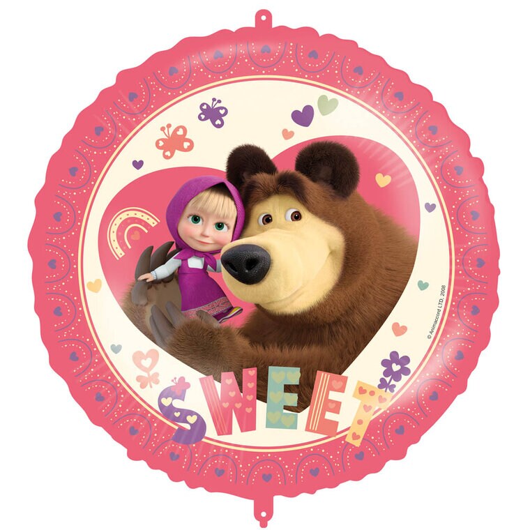 Product Image for Masha og Bjørnen - Folieballon med ballonvægt