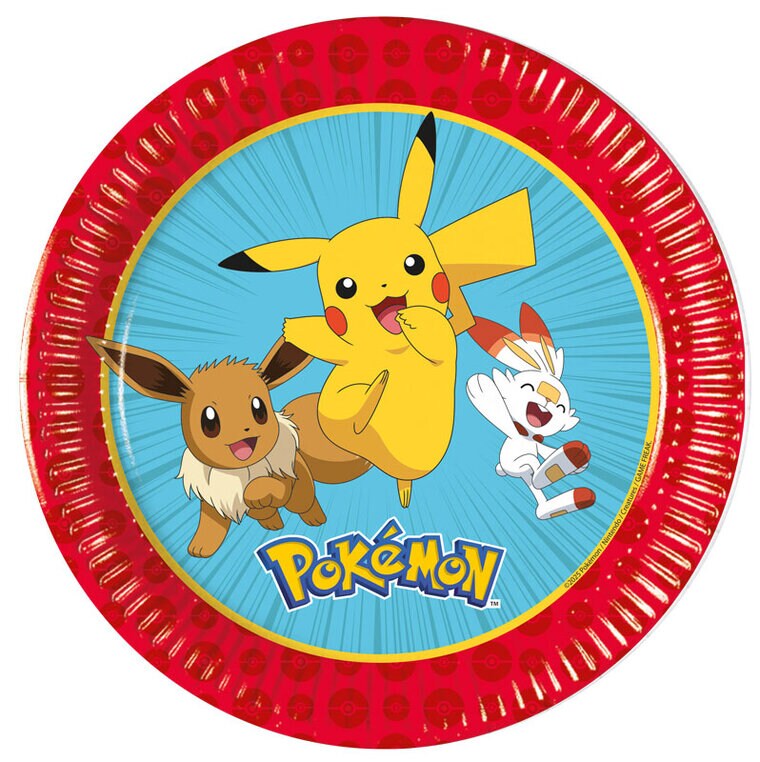 Product Image for Pokémon - Paptallerkener 8 stk (20 cm)