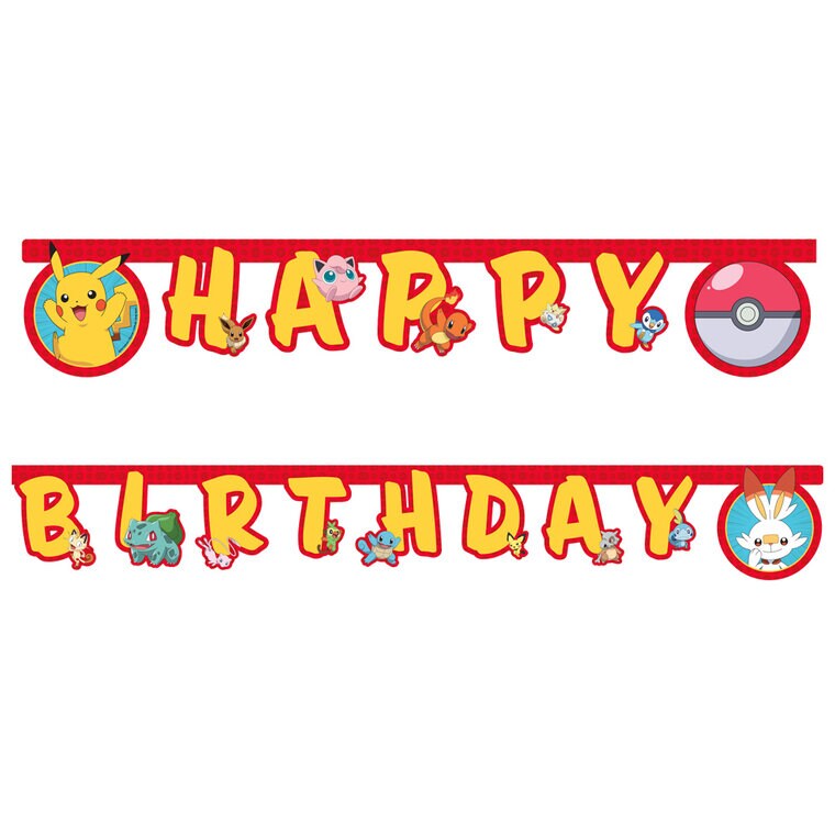 Product Image for Pokémon - Guirlande Happy Birthday