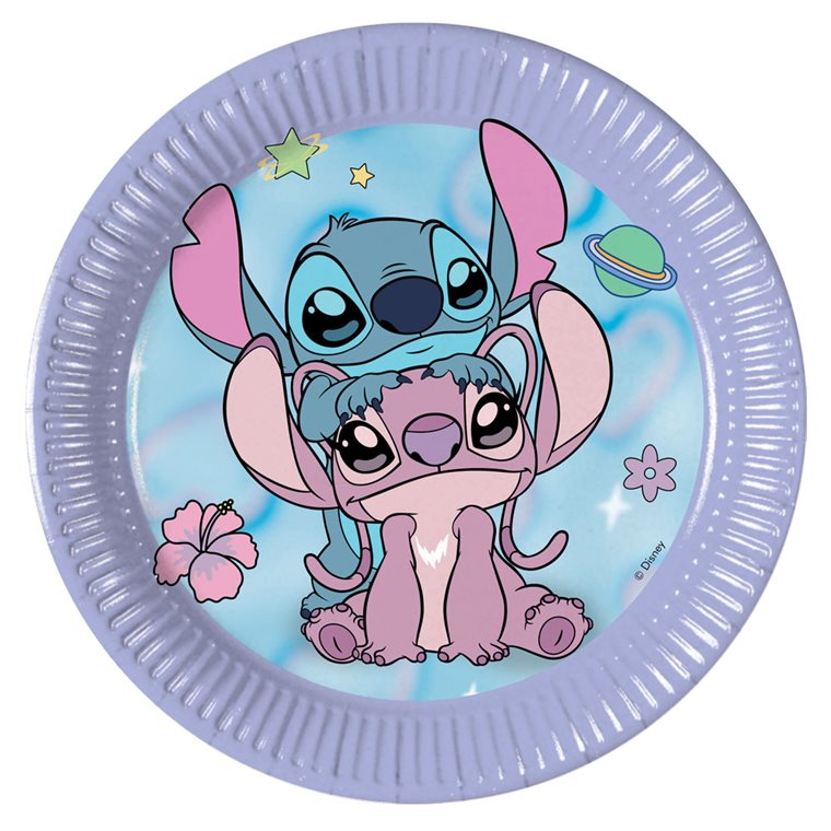 Product Image for Stitch & Angel Tallerkener 8 stk (20 cm)