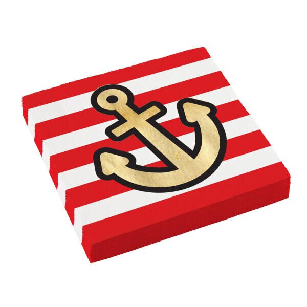 Product Image for Pirates Map - Servietter 16 stk