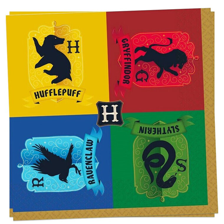 Product Image for Harry Potter Houses - Servietter 16 stk