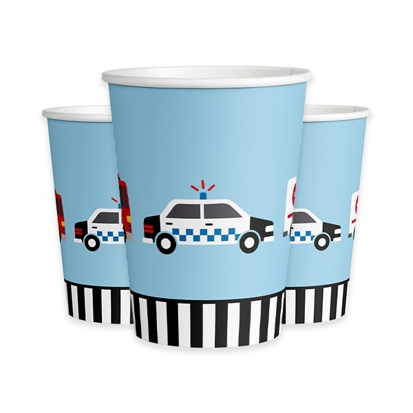 Product Image for Køretøjstema - Papkrus 8 stk
