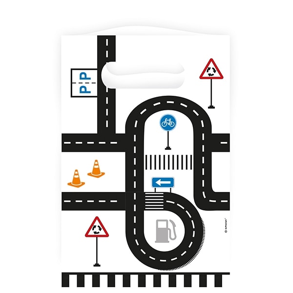 Product Image for Køretøjstema - Slikposer i papir 8 stk