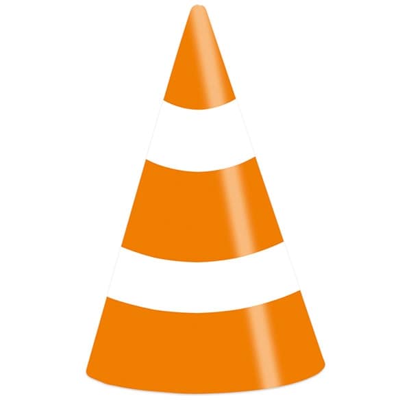 Product Image for Køretøjstema, Keglehatte 8-pak